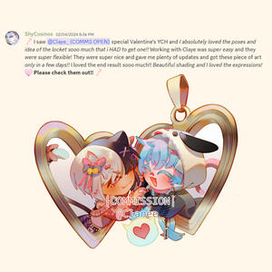 Rendered Valentine YCH