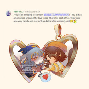 Colored Valentine YCH